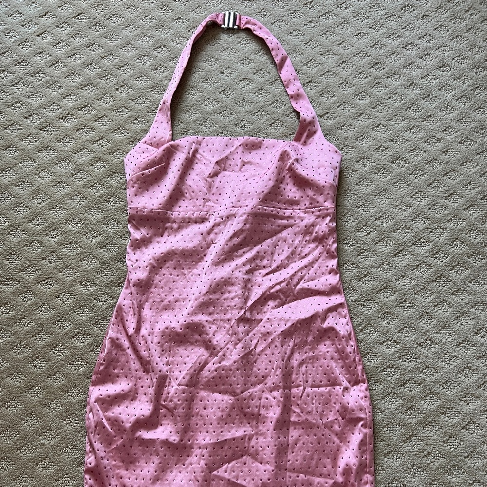 NWT OhPolly Halter Embellished Dress